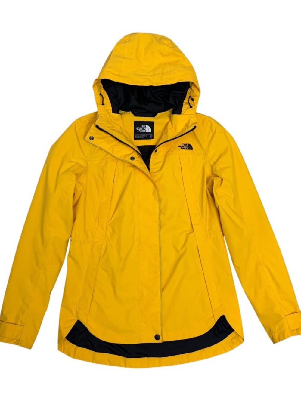 THE NORTH FACE Waterproof Rain Jacket DRYVENT Yellow Coat Womens XS